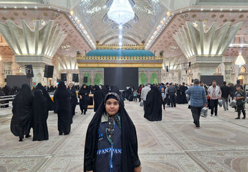 تجدید میثاق مردم ایزدخواست با امام راحل و رهبر انقلاب در مرقد مطهر امام خمینی (ره)