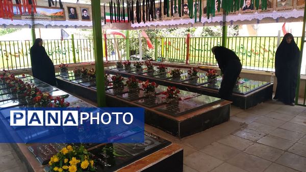 مراسم باشکوه یادبود شهدای روستای دیزان طالقان