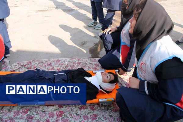 مانور سراسری زلزله و ایمنی در پردیس