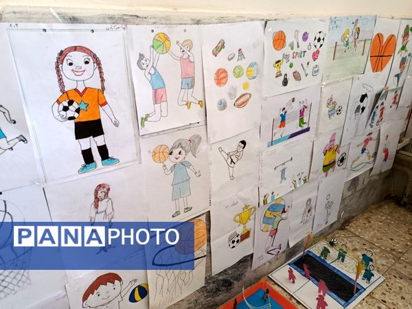 تلفیق ورزش و هنر در دبیرستان وکیلی 3