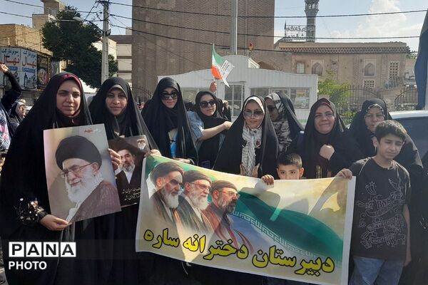 اجتماع سراسری «اقتدار ایران سرافراز» جان فدایان امام رضایی شهرستان ورامین