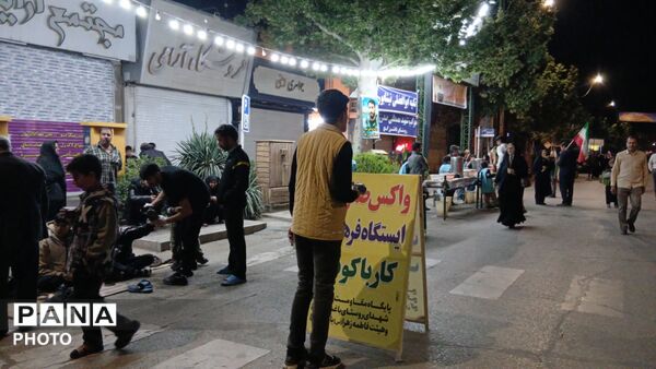 موکب ها هر شب میزبان مردم نیشابور در سراسر شهر می شوند