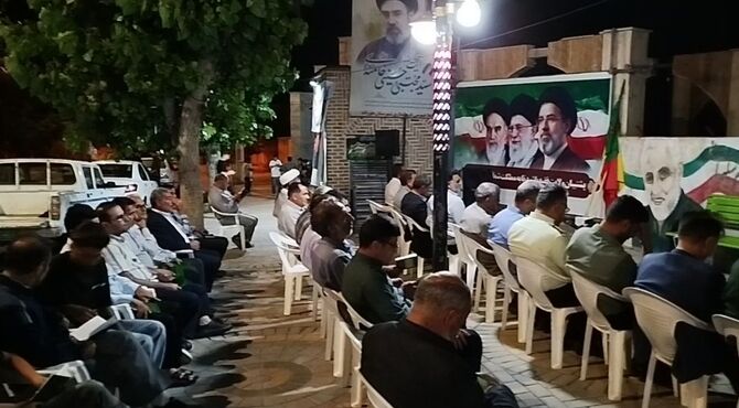 استغاثه به امام زمان (عج) در گلزار شهدای هوراند 