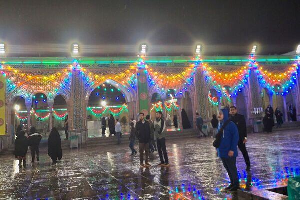 جشن نیمه شعبان در حرم عبدالعظیم حسنی(ع)