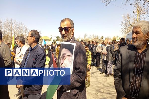 حضور پرشور مردم یاسوج در راهپیمایی روز قدس