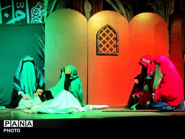 اجرای نمایش ، یاس بی نشان در جمع مردم مبعوث شده شهرستان فلاورجان