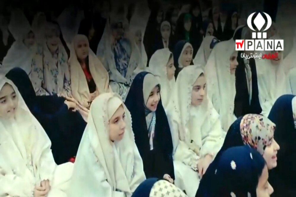 حضور امام جمعه و رئیس آموزش و پرورش جاجرم در جمع معتکفین دختر 