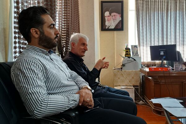بازدید مدیر سازمان دانش‌آموزی کرمانشاه از موکب‌های اربعین حسینی 