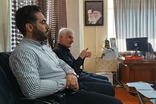 بازدید مدیر سازمان دانش‌آموزی کرمانشاه از موکب‌های اربعین حسینی 