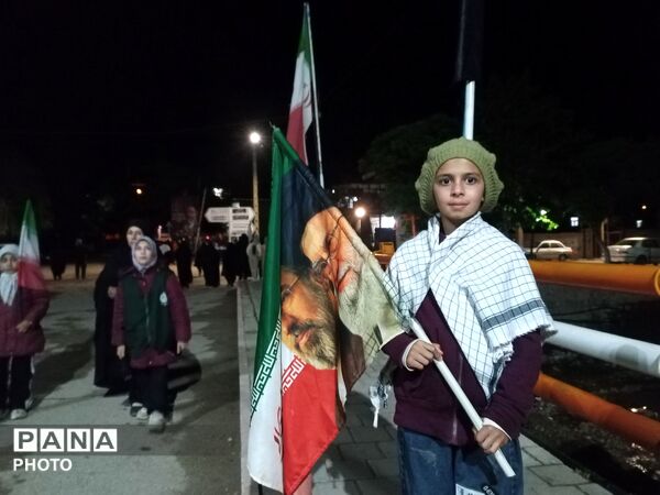 برگزاری اجتماع شبانه در حسینیه شهدای شهر بار 