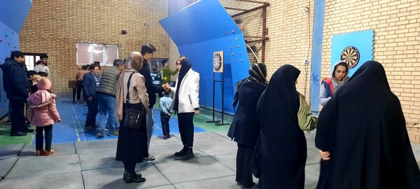 مسابقات دارت در سالن تختی شهرستان سملقان