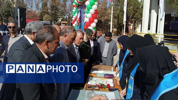 آیین نواختن زنگ پدافند غیرعامل در ناحیه شش مشهد