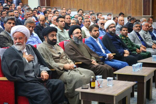 مراسم تکریم و معارفه فرماندار شهرستان لامرد