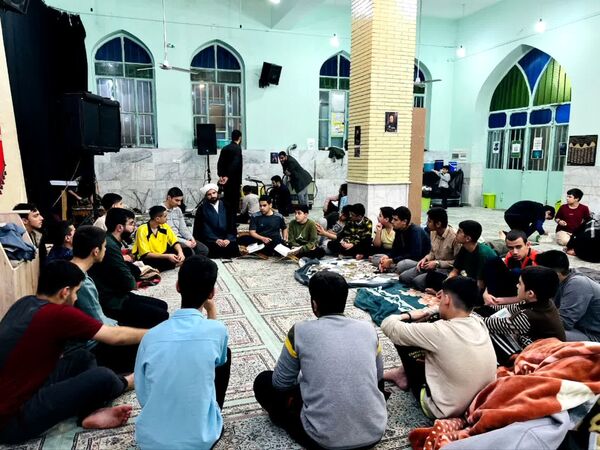 حضور پرشور دانش‌آموزان پیشتاز یاسوج در اعتکاف