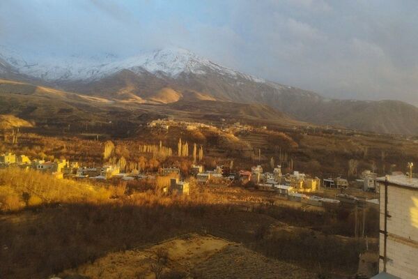 حال هوای شهر زیبای بار بعد از اولین بارش باران زمستانی