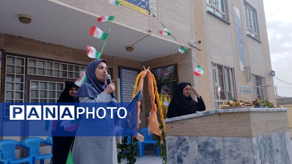 آغاز سال تحصیلی جدید و نواختن زنگ مهر در شهرستان خلیل‌آباد