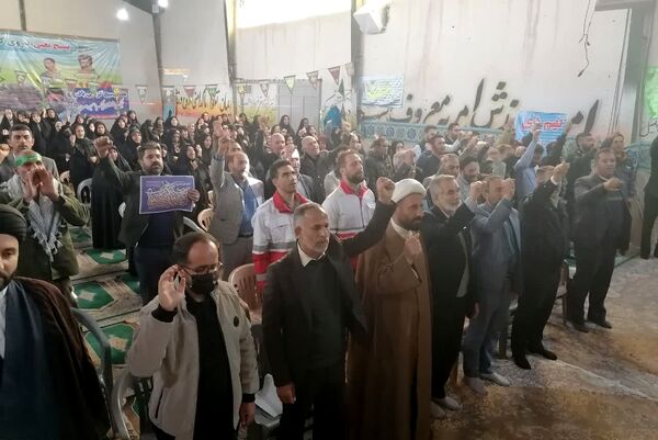 مراسم بزرگداشت حماسه ۹ دی در شهرستان بیضا