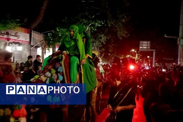 حرکت نمادین کاروان اسرای کربلا در دماوند