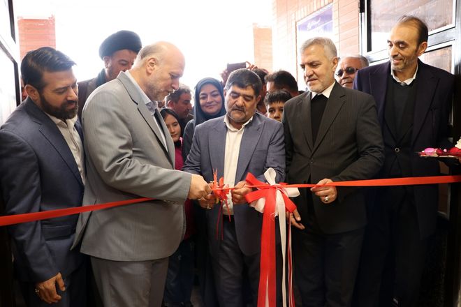 آیین افتتاح مدرسه ۱۴ کلاسه روستای خیرآباد