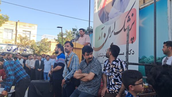 جشن پیروزی ریاست جمهوری مسعود پزشکیان  در شهر آشخانه 