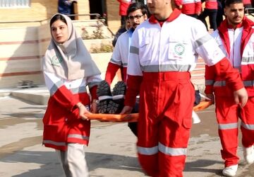 مانور زلزله و ایمنی در پردیس 