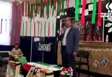 یادواره‌ شهدا در مدرسه‌ شهید تقی‌پور ورزنه
