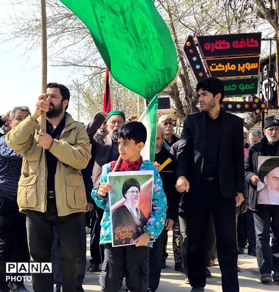 راهپیمایی قدس شهرستان مانه 