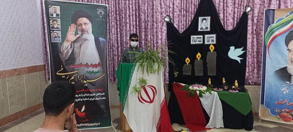 مراسم عزاداری در مدرسه استثنایی ولایت