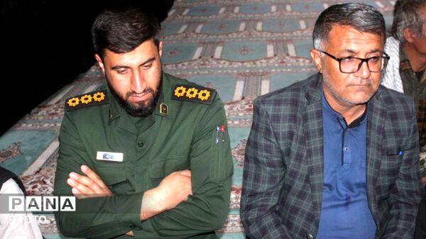 طلاب و بسیجیان شهرستان مارگون در شب پنجم غمِ شهادت امام خامنه‌ای، اقدامات آمریکا را محکوم کردند