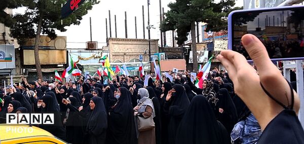  تجمع عظیم مردم نیشابور