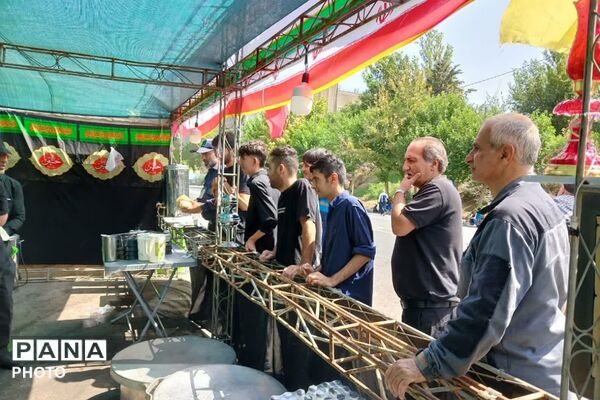 خداحافظ ای خادمِ دین و ملت؛ موکب «دلدادگان رهبر شهید» در فیروزکوه 