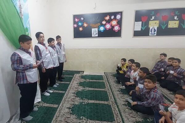 افتتاحیه سفیران سلامت در دبستان معارف ۶