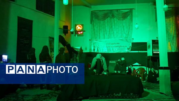 مراسم تعزیه شهادت حضرت زهرا(س) در روستای ساروق شهرستان داورزن