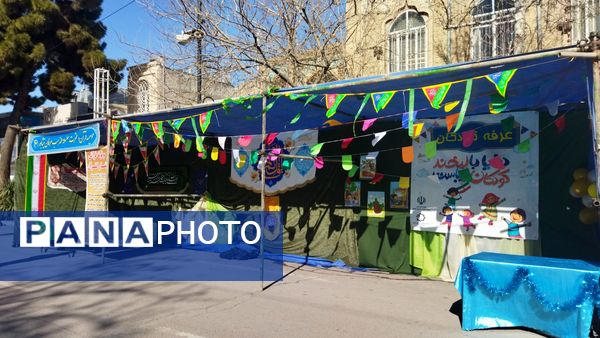 لحظاتی از آماده سازی موکب ها برای مهمانی کیلومتری نیشابور 