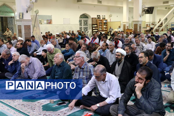 مراسم بزرگداشت شهدای خدمت در مسجد جامع شهرستان آباده 