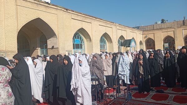 اقامه نماز  باران در نیشابور
