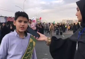 حس و حال خادم نوجوان زئران امام زمان(عج)