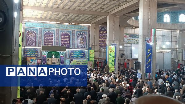 نماز عبادی سیاسی جمعه در هفته بسیج مستضعفین در نیشابور 