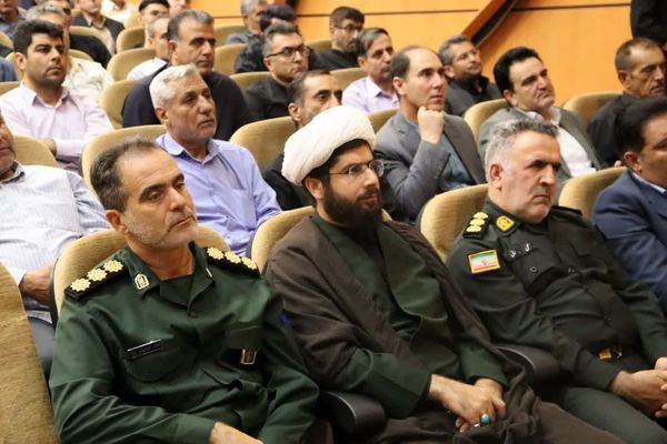 مراسم چهلم شهدای اقتدار در کوهدشت با حضور فرمانده سپاه حضرت ابوالفضل لرستان