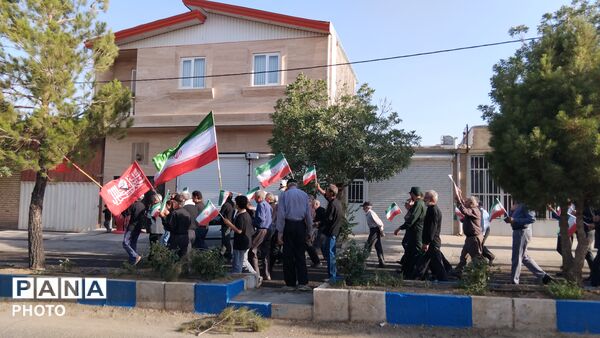 شورِ ارادت؛ رباط مراد در قاب تشییع نمادین رهبر شهید انقلاب