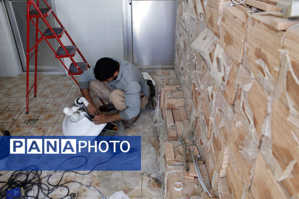 مانور بازگشایی مدارس در شهرستان گرمه 