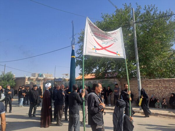 مراسم عزاداری و زنجیر زنی شهادت امام حسن مجتبی(ع) و رحلت پیامبر اکرم (ص) در  روستای کفکی خراسان رضوی