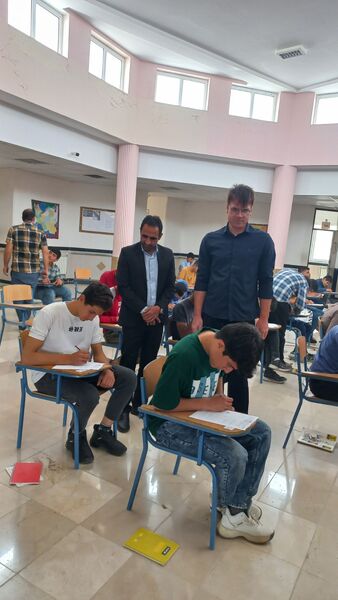 بازدید سرپرست اداره آموزش و پرورش استثنایی استان از روند برگزاری امتحانات نوبت دوم