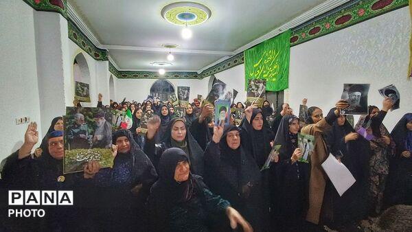 ندای «الله‌اکبر» و عزاداری مردم مارگون در سوگ امام شهیدان