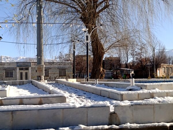 برف زمستانی مهمان شهرستان کیار شد