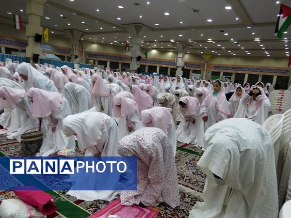 برگزاری جشن روزه اولی دختران در مصلی امام خمینی(ره) شهرستان بجنورد
