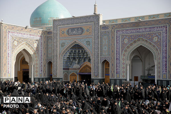 مجلس عزای شهادت رهبر معظم انقلاب (ره) در حرم مطهر رضوی