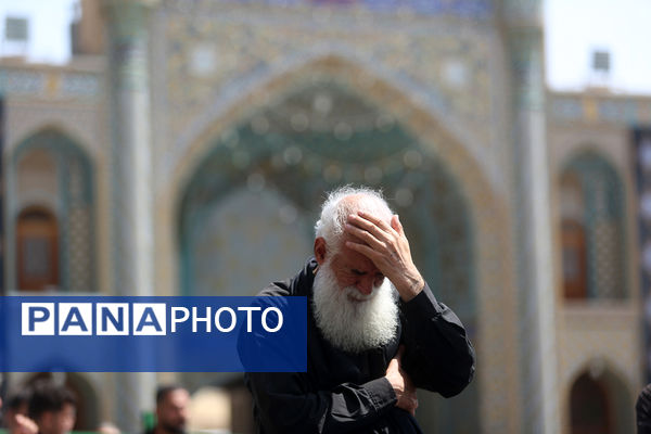 عزاداری تاسوعای حسینی(ع) در حرم حضرت معصومه(س)