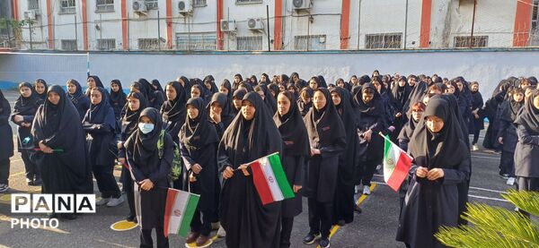 آئین بازگشایی در مدرسه فرهنگ امام خمینی رشت