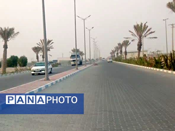 جلوه‌ای از زیبایی اسکله بندر چارک